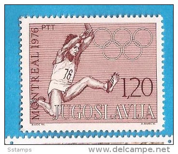 1976 X 1656-59  JUGOSLAVIJA OLYMPISCHE SPIELE SALTO  JUMPS MNH - Springreiten