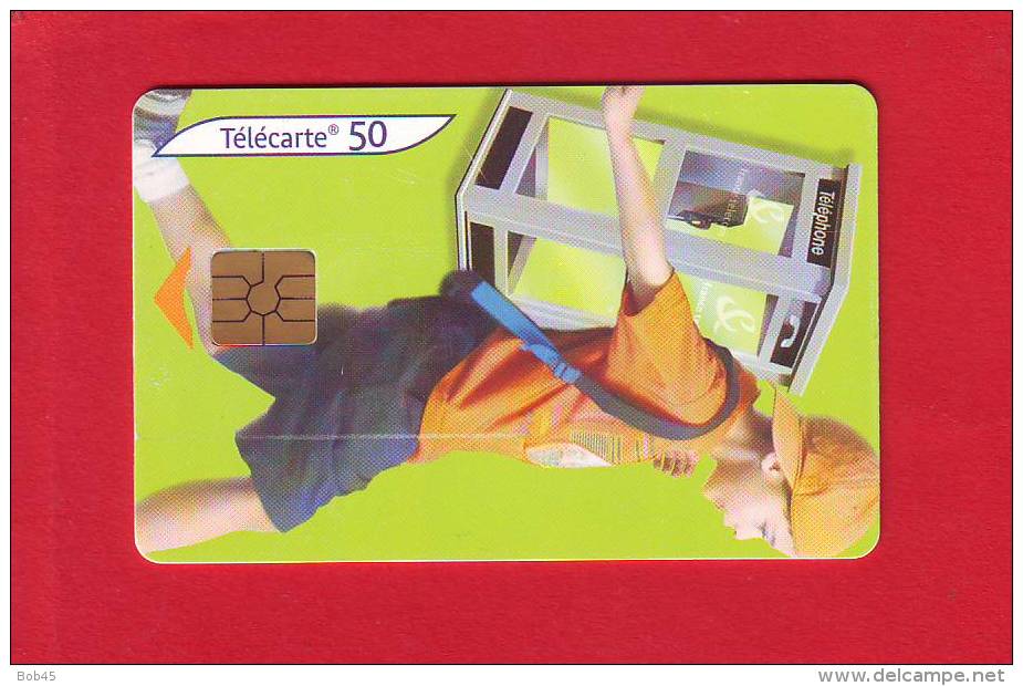 293 - Telecarte Publique Mode D Emploi 2 Cabine Telephonique Garcon (F1336K) - 2005