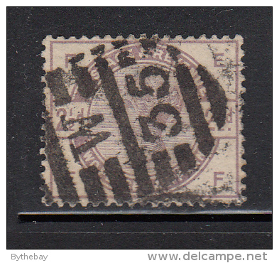 Great Britain Used Scott #101 2 1/2p Victoria, Lilac Position EF Cancel: W 35 - Oblitérés