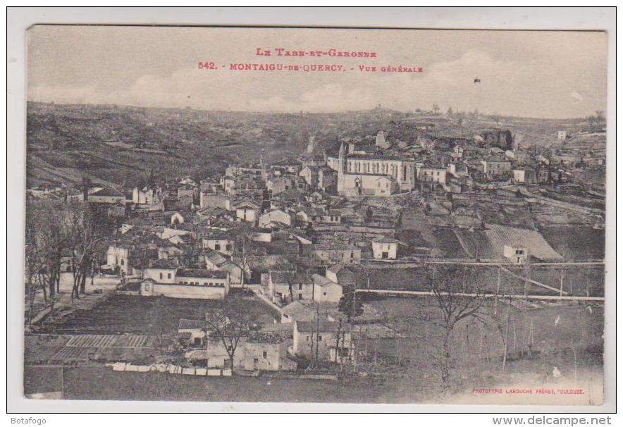 CPA DPT 82 MONTAIGU DE QUERCY En 1918!! - Montaigu De Quercy