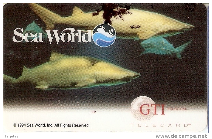 TARJETA DE ESTADOS UNIDOS DE UNOS TIBURONES (SHARK-TIBURON) GTI - Peces