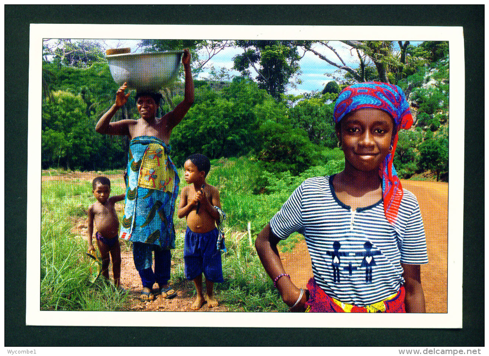 TOGO - Villagers Postcard Mailed To The UK As Scans - Togo