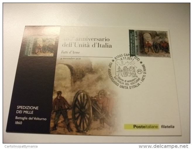 150° ANNIVERSARIO DELL´UNITA´ D´ITALIA  FATTI D´ARME  SPEDIZIONE DEI MILLE - Andere Kriege