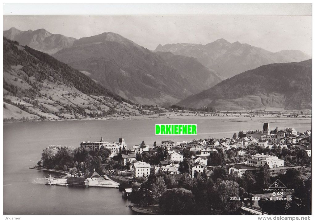 Zell Am See, Mit Den Tauern, Um 1930 - Zell Am See