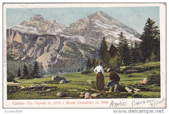 Cadore - Piz Popena M. 3143 E Monte Cristallino M 2900 (animato) - Belluno