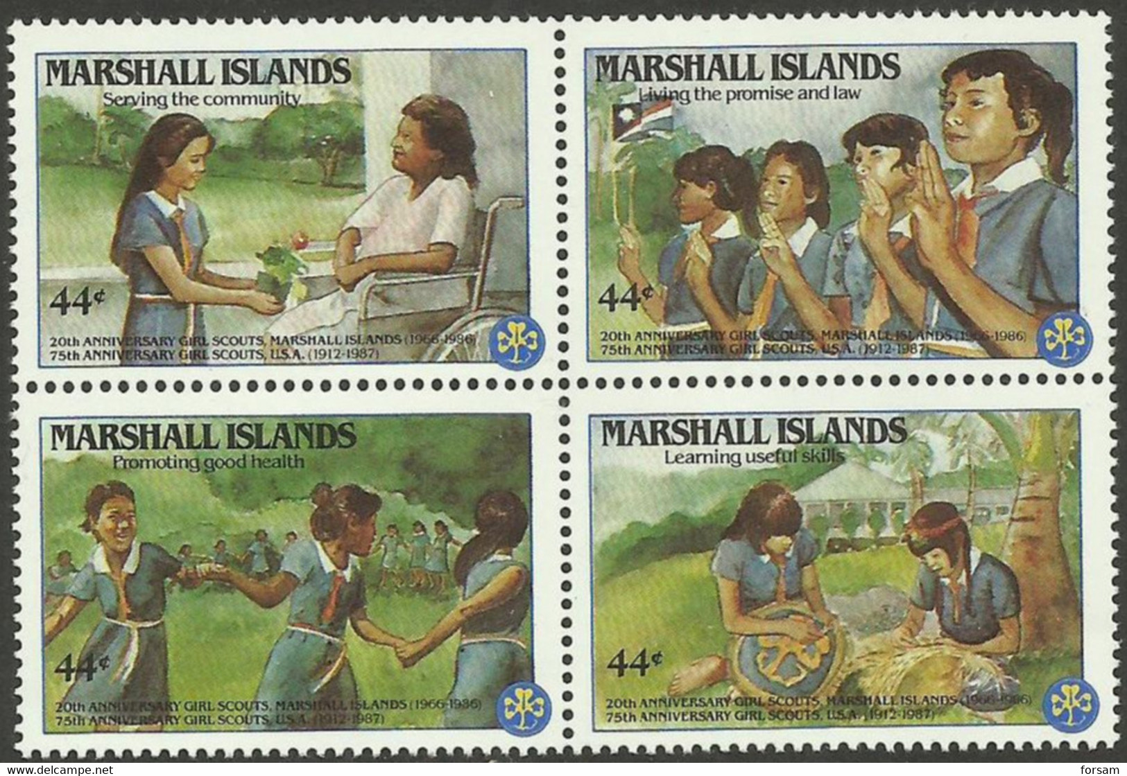 MARSHALL ISLANDS..1986..Michel # 2101-104...MNH. - Marshallinseln