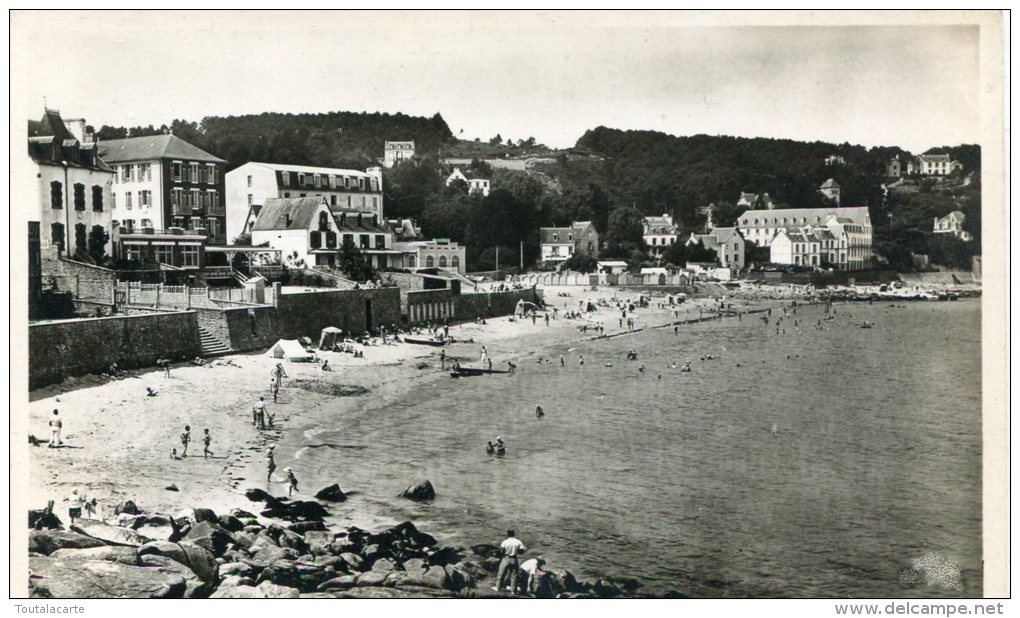 CPSM 29 TREBOUL LA PLAGE A L HEURE DU BAIN - Tréboul