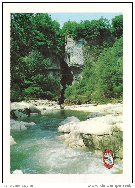 Cp, 74, Lovagny, Gorges Du Fier, L'Entrée Des Galeries - Lovagny