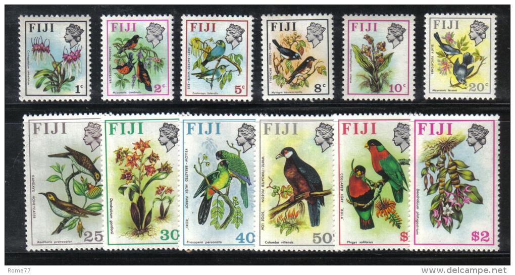 CI1203 - FIJI 1970,   12 Valori Della Serie Tematica  *** - Fiji (1970-...)