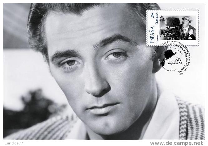 Spain 2013 - The World Of Cinema - Robert Mitchum Maxicard - Kino