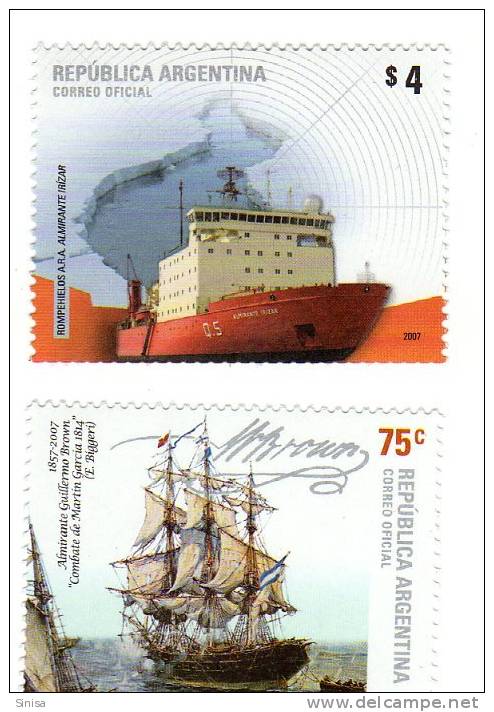 Argentina / Transport / Ships - Unused Stamps
