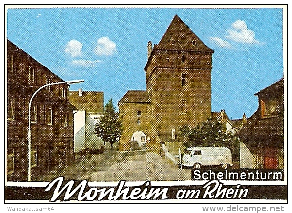 AK Monheim Am Rhein Mehrbildkarte 4 Bilder -6. 8. 73 - 13 4018 LANGENFELD, RHEINLAND 1 Ma Werbestempel Langenfeld Lohnt - Monheim