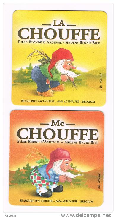 BELGIE  LA CHOUFFE - Mc CHOUFFE - Sous-bocks