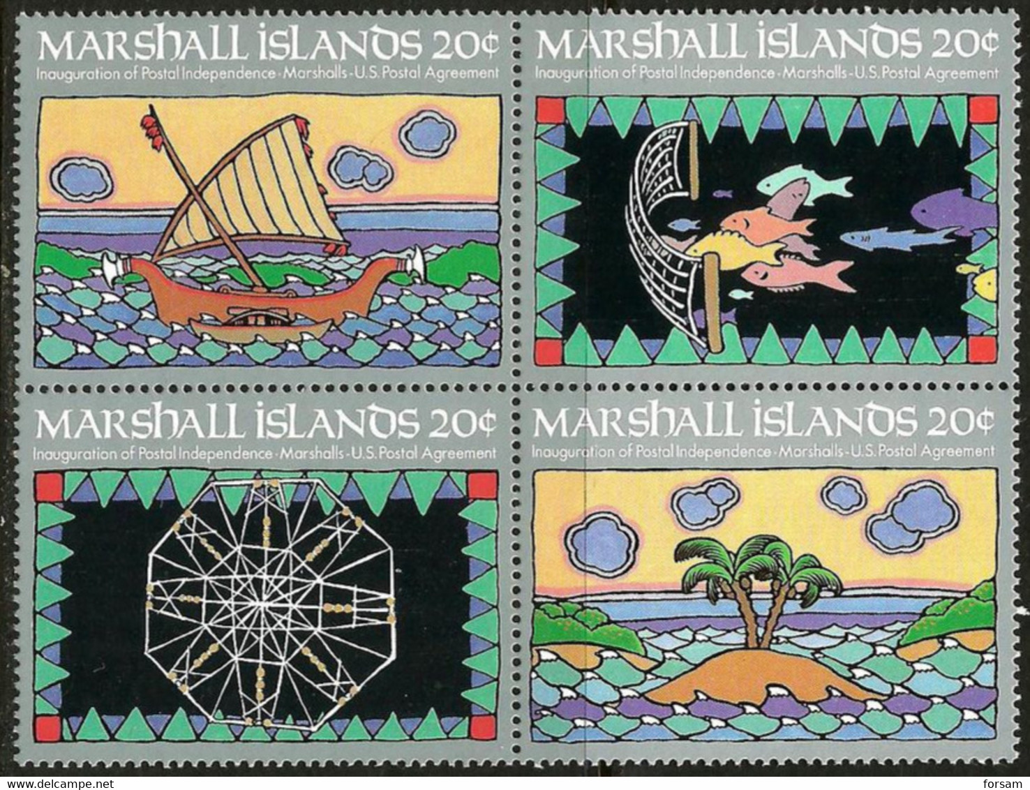 MARSHALL ISLANDS..1984..Michel # 1-4...MNH. - Marshalleilanden