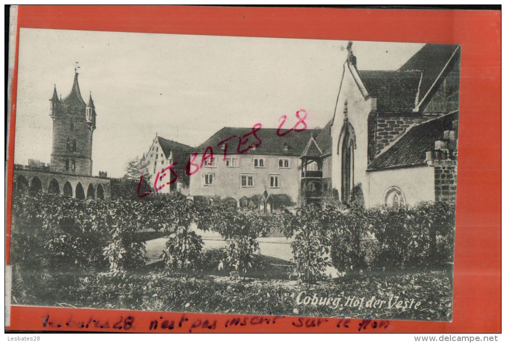 CPA ALLEMAGNE, Bavière, COBURG , Hof Der  Veste, , Juil  2013 919 - Coburg