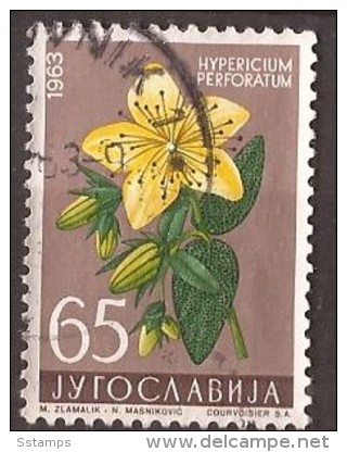 1963 X JUGOSLLAVIJA JUGOSLAWIEN FLORA FIORI USED - Used Stamps