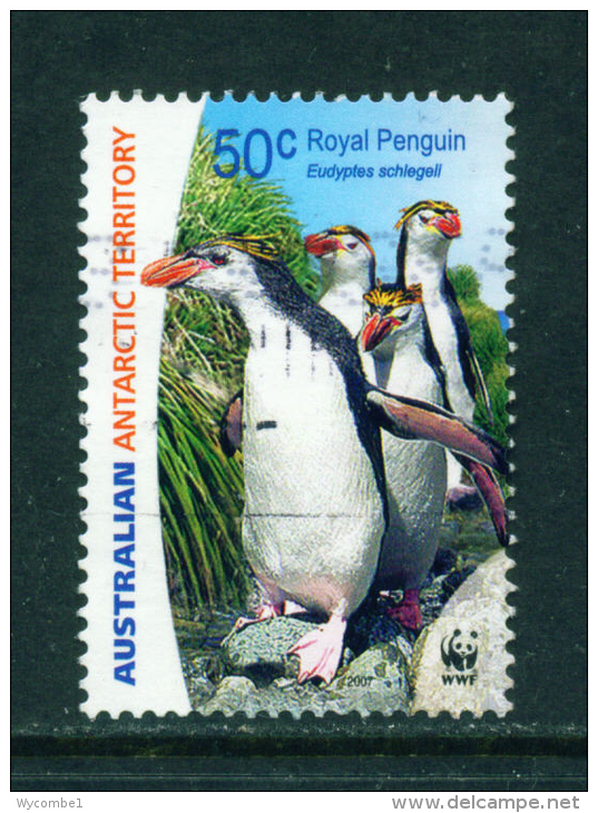 AUSTRALIAN ANTARCTIC TERRITORY - 2007 Royal Penguins 50c Used As Scan - Gebraucht