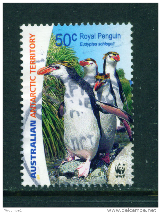 AUSTRALIAN ANTARCTIC TERRITORY - 2007 Royal Penguins 50c Used As Scan - Gebraucht