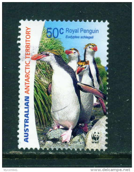 AUSTRALIAN ANTARCTIC TERRITORY - 2007 Royal Penguins 50c Used As Scan - Oblitérés