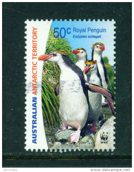 AUSTRALIAN ANTARCTIC TERRITORY - 2007 Royal Penguins 50c Used As Scan - Gebraucht