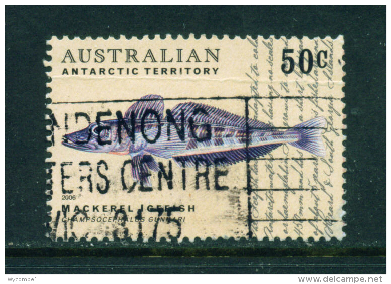 AUSTRALIAN ANTARCTIC TERRITORY - 2006 Fish 50c Used As Scan - Gebraucht