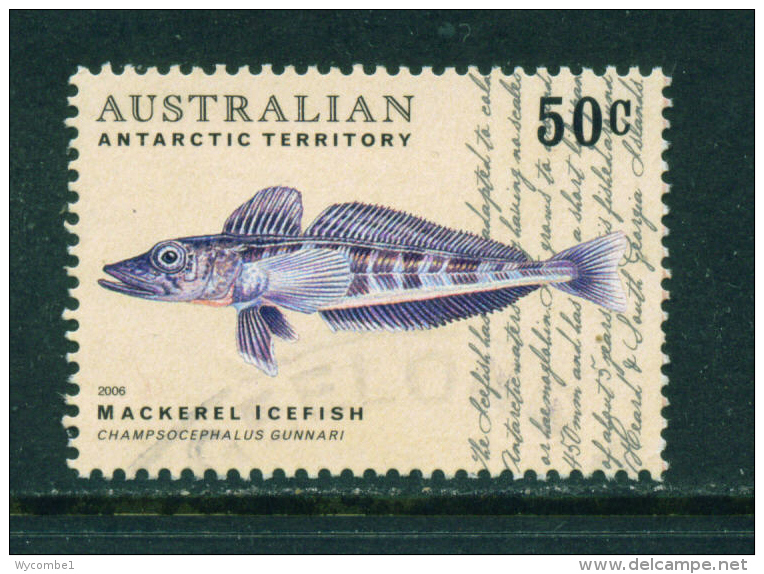 AUSTRALIAN ANTARCTIC TERRITORY - 2006 Fish 50c Used As Scan - Gebraucht