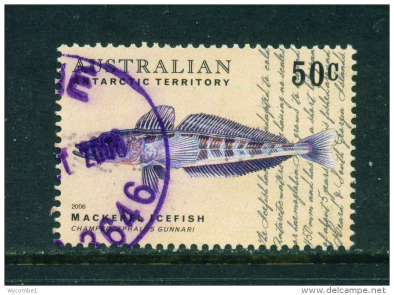 AUSTRALIAN ANTARCTIC TERRITORY - 2006 Fish 50c Used As Scan - Oblitérés