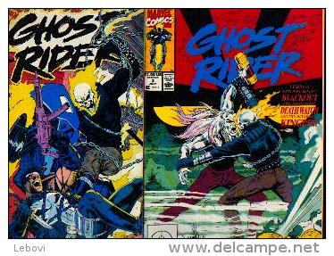 « Ghost Rider » -Marvel Comics - Lot De 5 Revues : Voir Images - Marvel