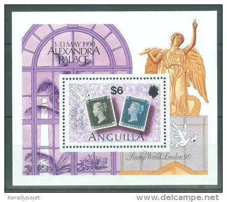 Anguilla - 1990 Stamp Exhibition Block MNH__(TH-8438) - Anguilla (1968-...)