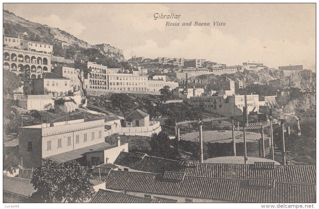 C1900 GIBRALTAR - ROSIA AND BUENA VISTA  - ED. BEANLAND MALIN - Gibraltar