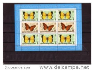 1978. BRITISH VIRGIN ISLAND, Butterfly MNH  M/S ** - Britse Maagdeneilanden