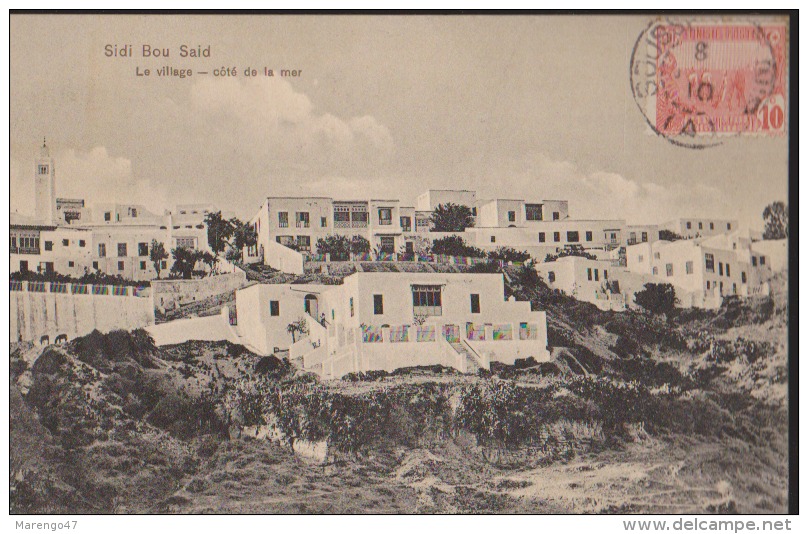 CPA:Sidi Bou Saïd:Le Village-Côté De La Mer - Tunisie