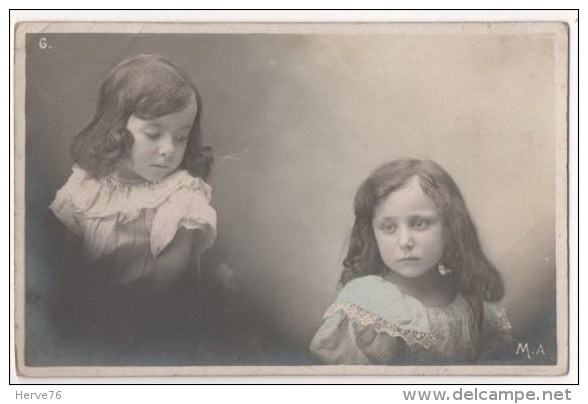 CPA Fantaisie - Enfants - Fillette - Portrait - Visage - Ritratti