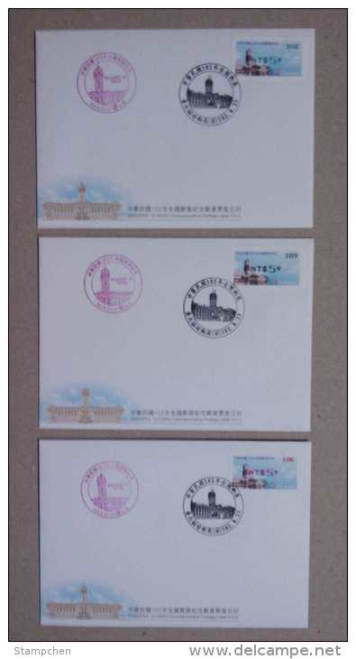 FDC 2013 ATM Frama Stamps-ROCUPEX’13 TAIPEI - Presidential Mansion NT$5 Black,Green & Red Relic Unusual - Fehldrucke