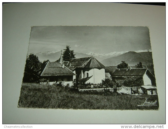 CPSM PHOTO POSTCARD SAVOIE 73 SAINT ST JEAN DE LA PORTE L EGLISE DONAZ / 1925 - Other & Unclassified