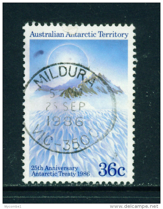 AUSTRALIAN ANTARCTIC TERRITORY - 1986 Antarctic Treaty 36c Used As Scan - Gebraucht