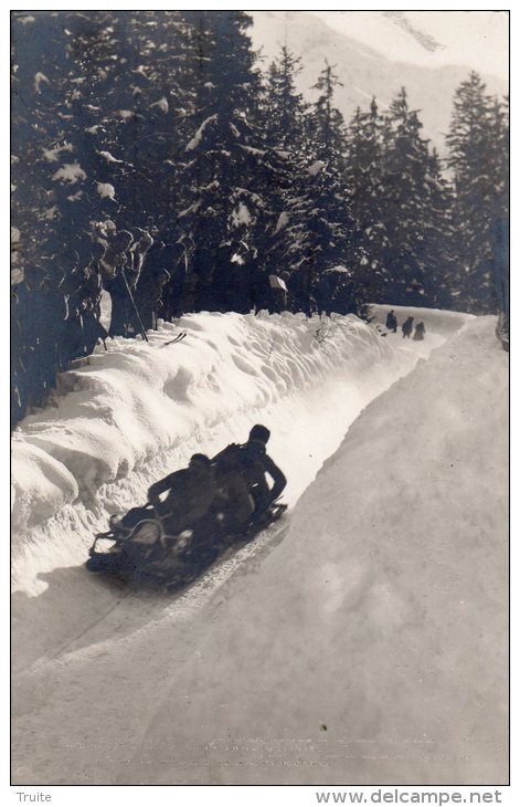 FAVERGES PISTE ET COURSE DE BOBSLEIGH CARTE PHOTO - Faverges