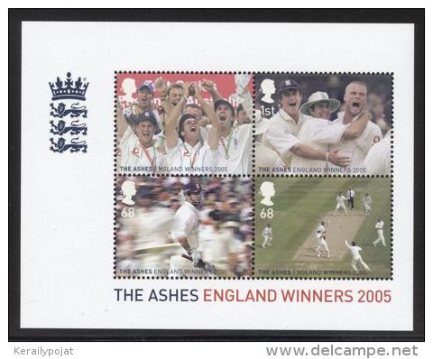 Great Britain - 2005 Cricket Block MNH__(THB-3319) - Blocs-feuillets