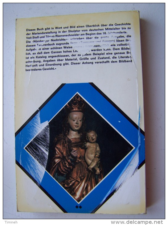 DEUTSCHE MADONNEN 146 Abbildungen 1976 KUNST TASCHEN BÜCHER DUMONT Ernst Günther GRIMME SCHWARTZKOPF - Pittura & Scultura