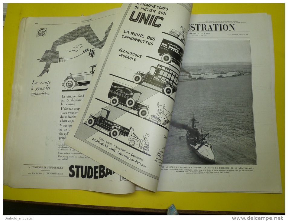 1927 Nombreuses Pubs Dont KODAK; Canberra;Fille De NICOLAS II Survivante;Concours Beauté TEXAS;Bonifacio Et CORSE .. - L'Illustration