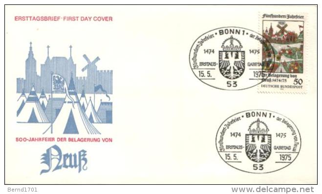 Germany - Mi-Nr 843 FDC ( X377)- - 1971-1980