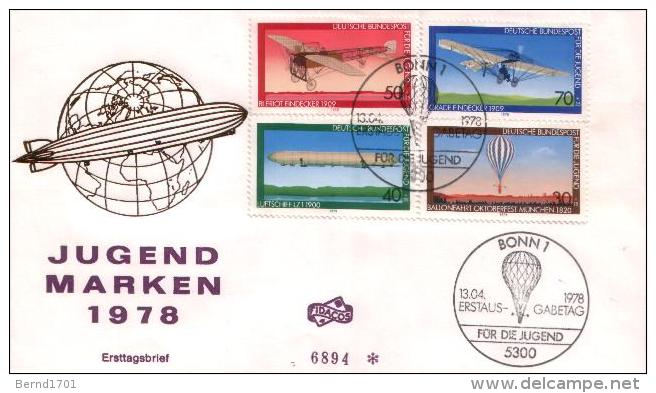 Germany - Mi-Nr 964/967 FDC ( X379)- - 1971-1980