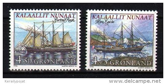 Greenland - 1998 Marine Vessels MNH__(TH-4889) - Unused Stamps