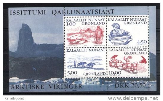 Greenland - 2001 Arctic Vikings Block MNH__(TH-5334) - Blocks & Sheetlets