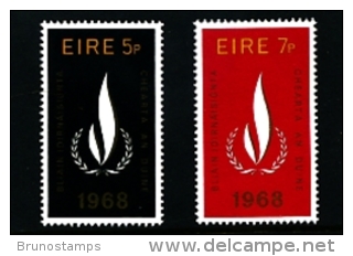 IRELAND/EIRE - 1968  HUMAN RIGHTS YEAR  SET  MINT NH - Nuovi