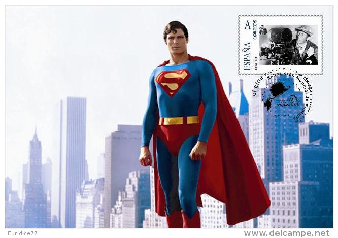 Spain 2013 - The World Of Cinema - Superman Maxicard - Kino