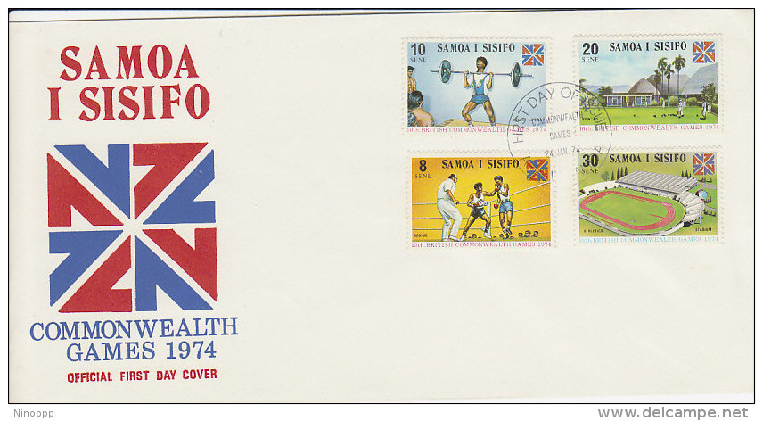 Samoa 1974 Commonwealth Games FDC - Samoa