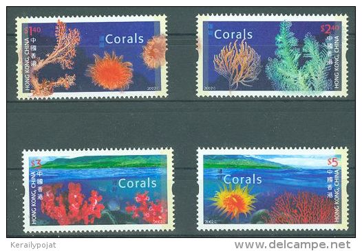 Hong Kong - 2002 Corals MNH__(TH-1020) - Nuovi