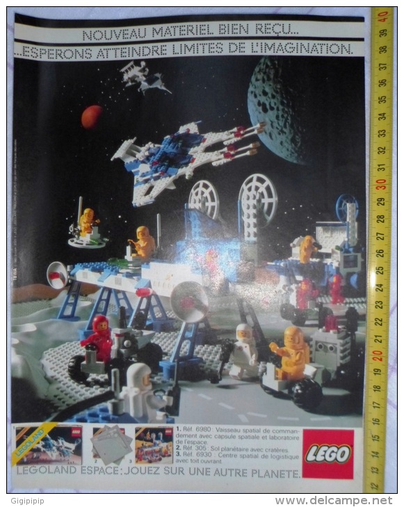 PUB PUBLICITE AD  LEGO LEGOLAND ESPACE LIMITE DE L IMAGINATION - Collections