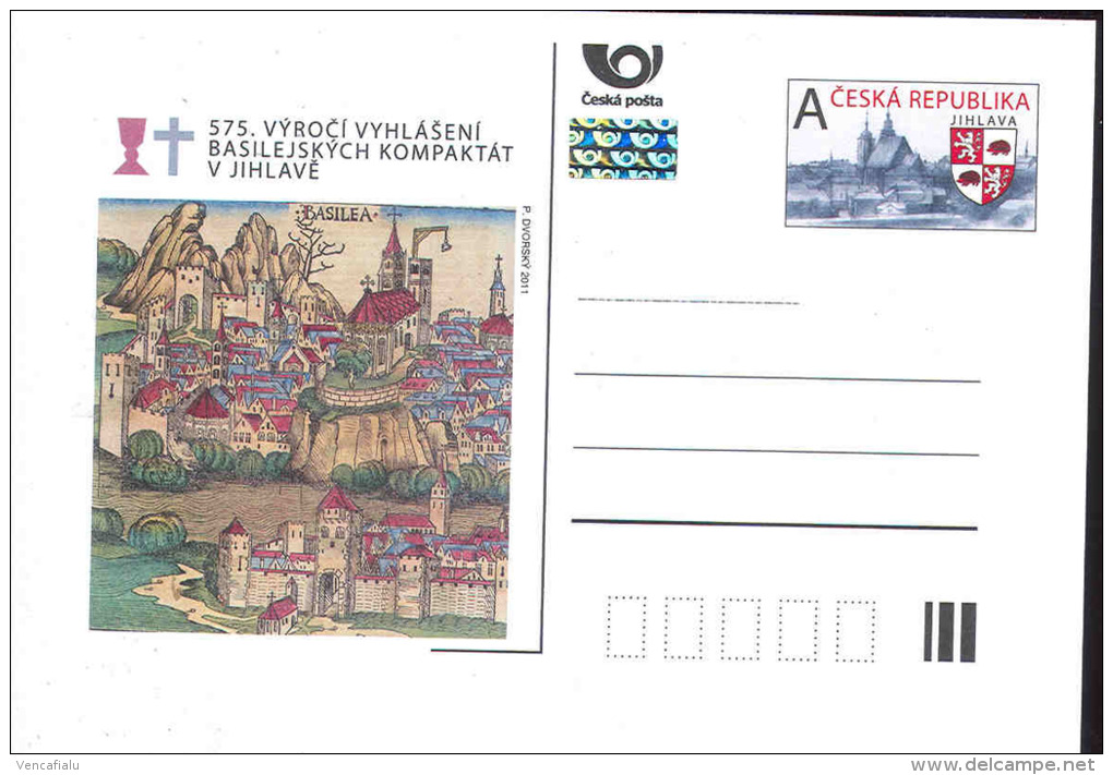 Czech Republic - 575. Years  From Declaration Basel Compactat In Jihlava (Iglau), Special Postal Stationery, MNH - Postcards